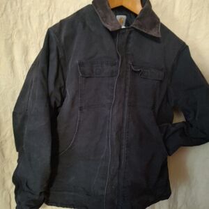 Carhartt Quilted Men's Black Jacket Size 46